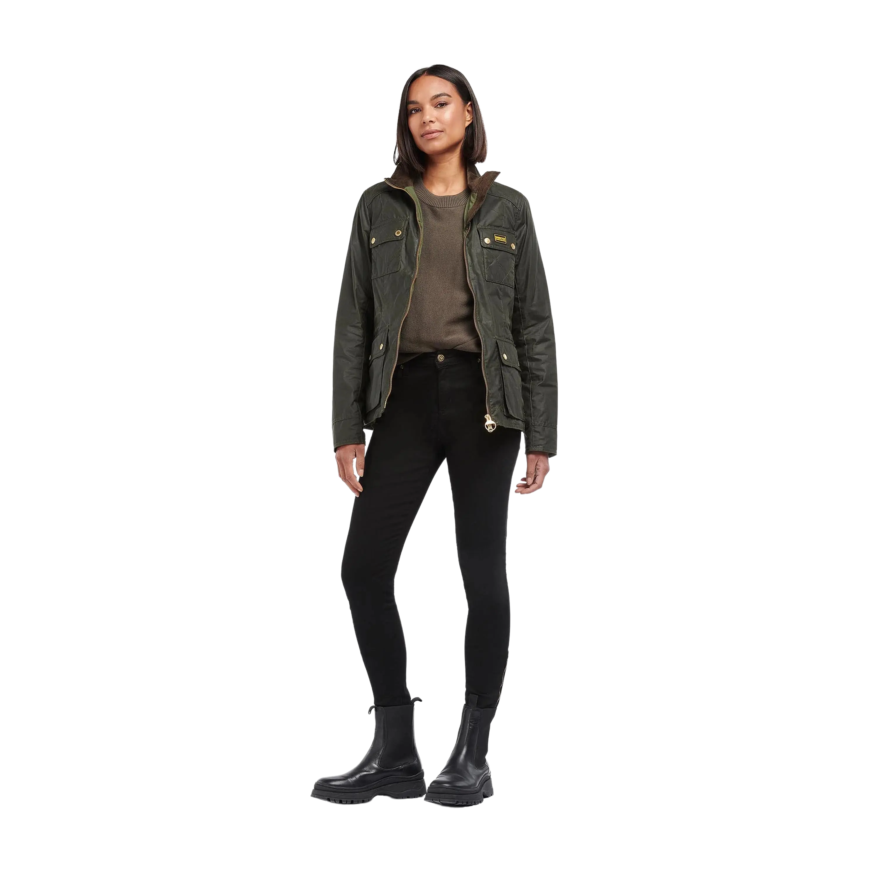 Barbour international waxed jacket womens new arrivals