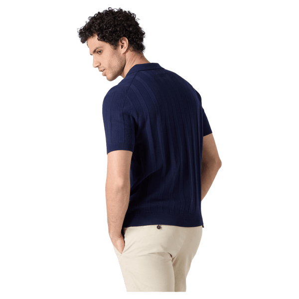 Oliver Sweeney Hundon Knitted Buttonless Polo