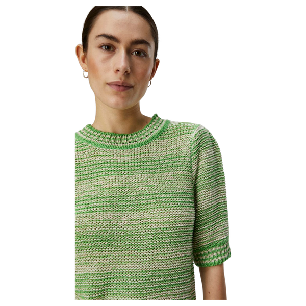 Object Short Sleeve Knitted Pullover for Women