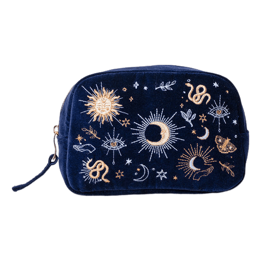Elizabeth Scarlett Boho Mysticism Velvet Makeup Bag