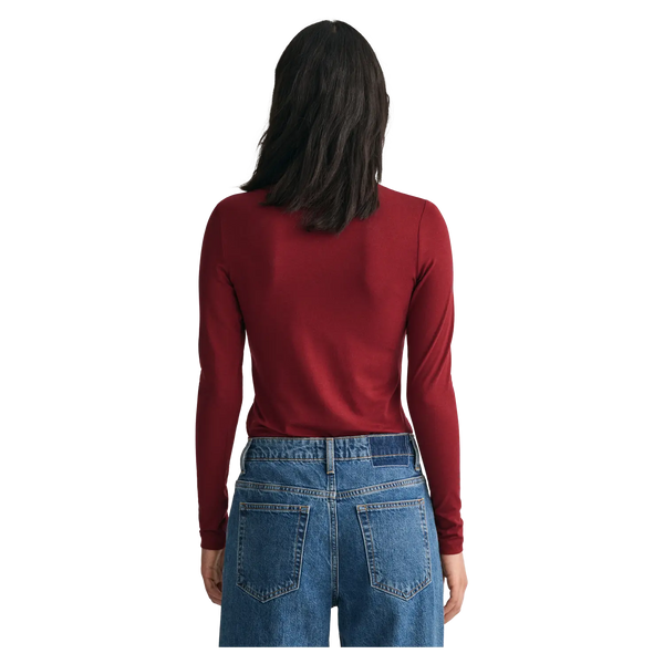 GANT Jersey Long Sleeve Turtleneck Sweater for Women