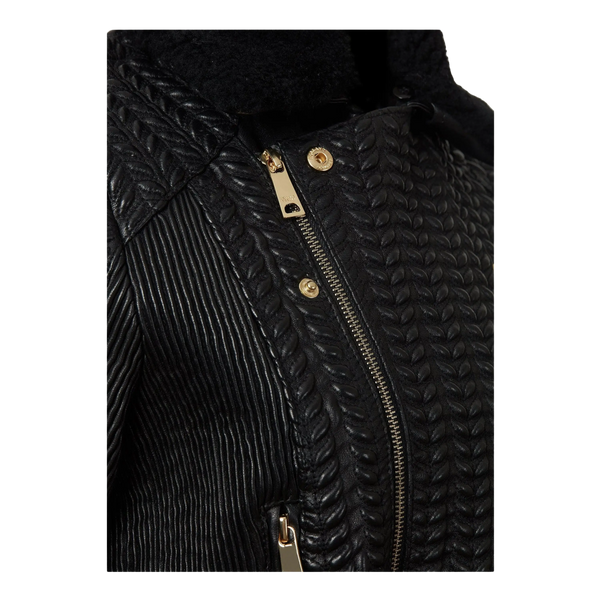 Holland Cooper Chelsea Leather Biker Jacket for Women