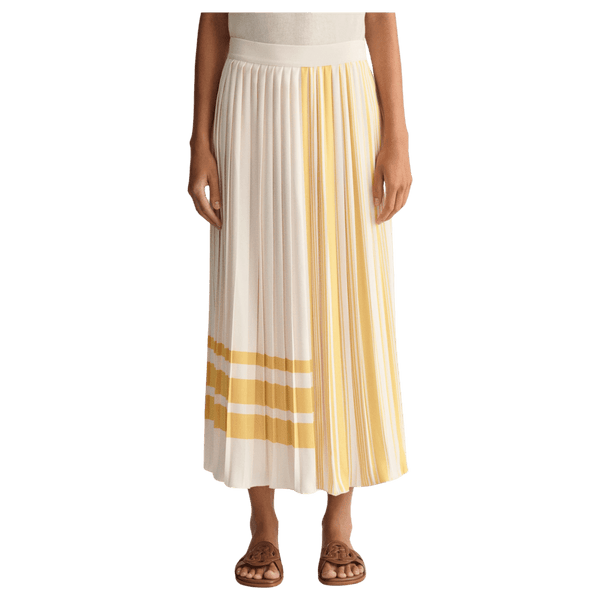 GANT Striped Pleated Skirt