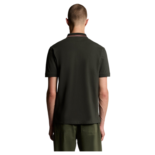 Lyle & Scott Striped Tipped Polo Shirt