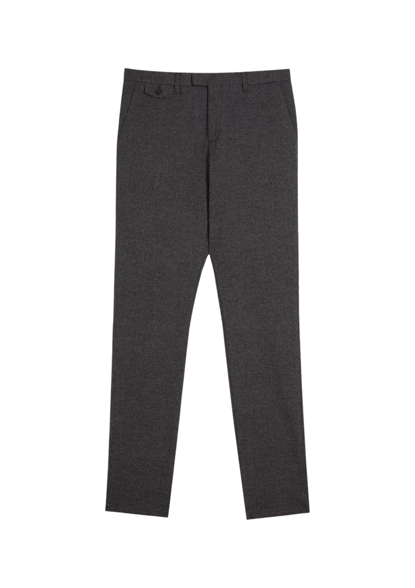Ted Baker Ziyech Dog Tooth Check Trousers For Men | Coes