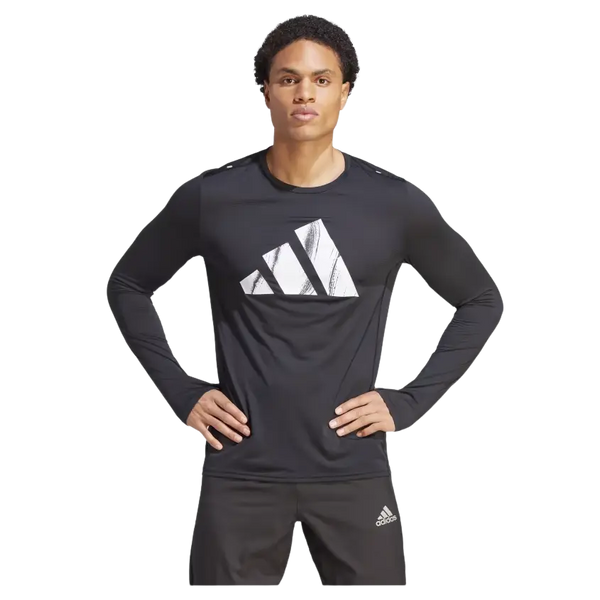 Adidas Run It Brand Love Long Sleeve Sweatshirt Top for Men