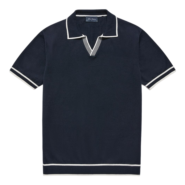 Oliver Sweeney Garras Short Sleeve Knitted Riviera Shirt