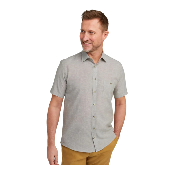 Double Two Linen/Cotton Short Sleeve Shirt
