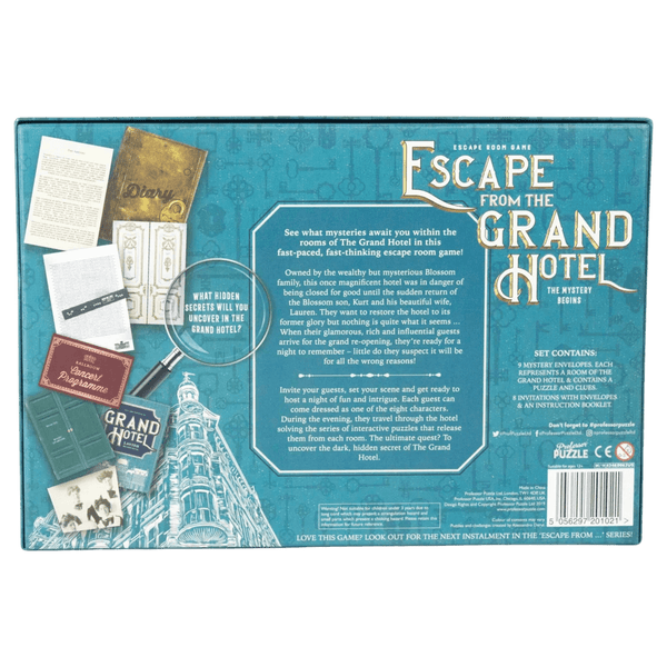 Professor Puzzle Escape Room - Escape From The Grand Hotel