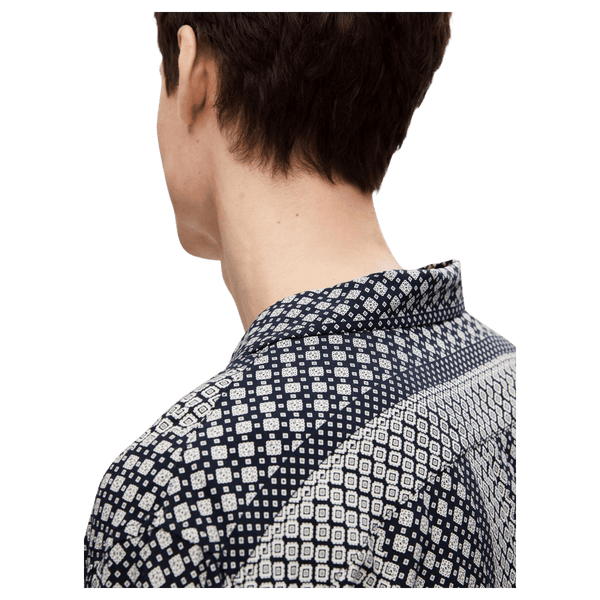Selected Patterned Short Sleeved Shirt for Men