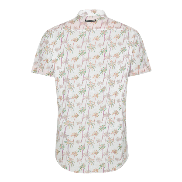 A Fish Named Fred Short Sleeve Palm Trees Shirt