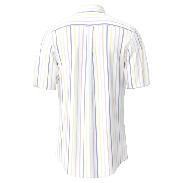 Fynch-Hatton Short Sleeve Summer Oxford Stripe Shirt