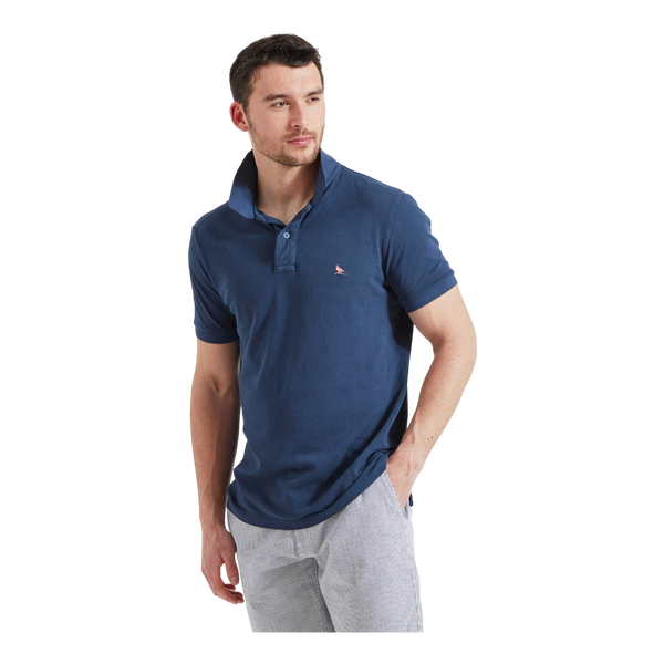 Schoffel St Ives Garment Dyed Short Sleeve Polo Shirt