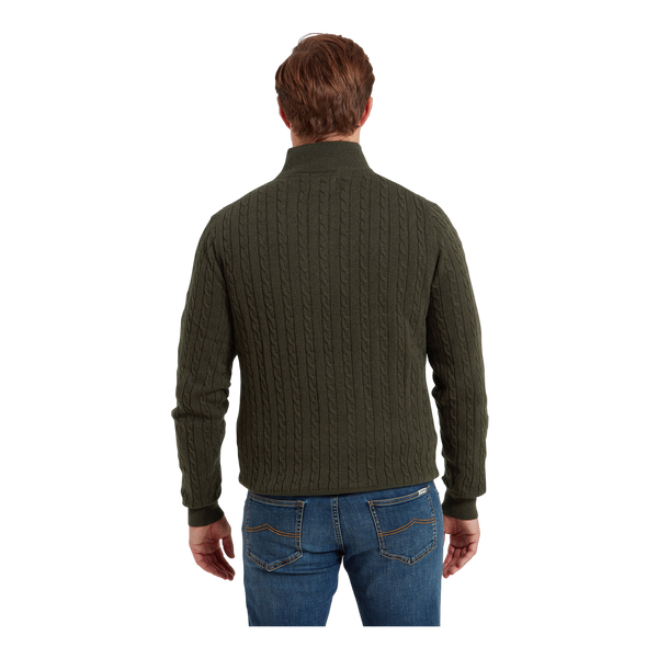 Schoffel Calton Cotton Cashmere Cable 1/4 Zip Jumper