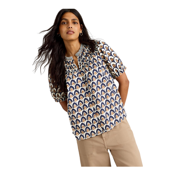 White Stuff Ariel Mix Print Top