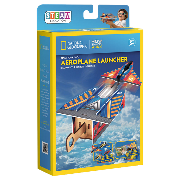 University Games Airplane Launcher - How Things Work