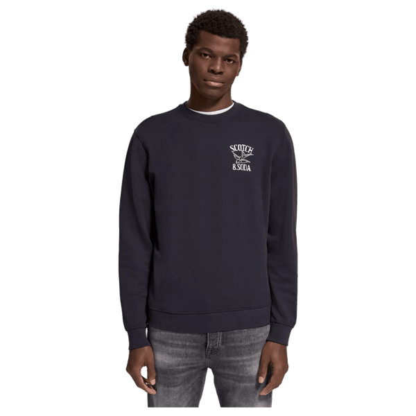 Scotch & Soda Left Chest Artwork Sweatshirt for Men