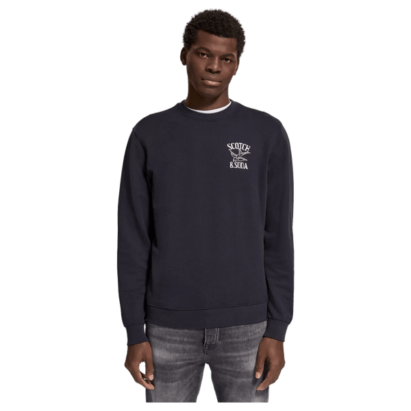 Scotch & Soda Left Chest Artwork Sweatshirt