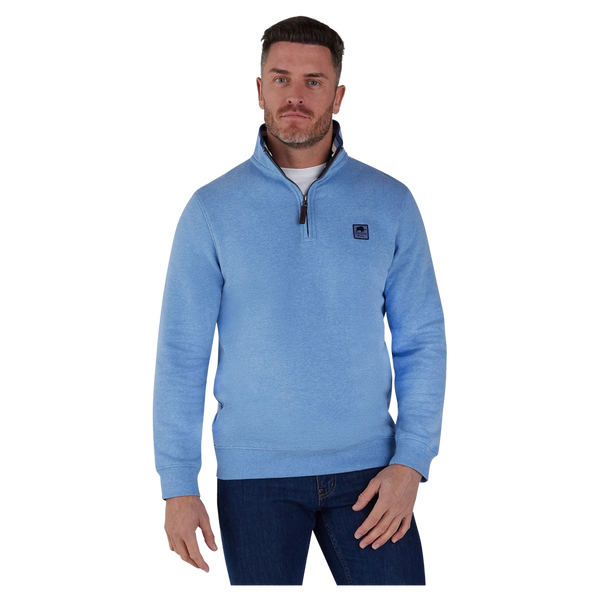 Raging Bull Badge 1/4 Zip Sweater for Men