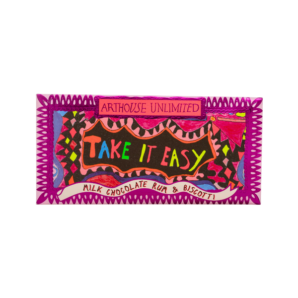 Arthouse Unlimited Joy Sized Take It Easy Milk Chocolate Bar