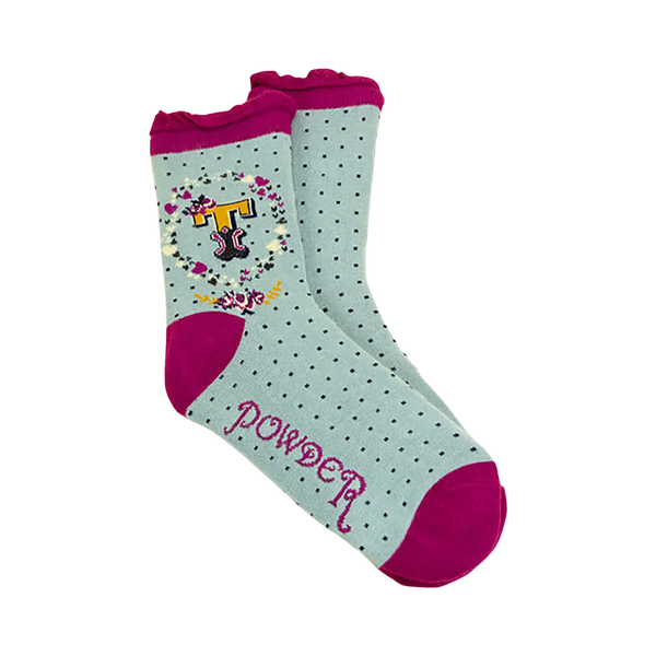 Powder A-Z Ankle Socks for Women