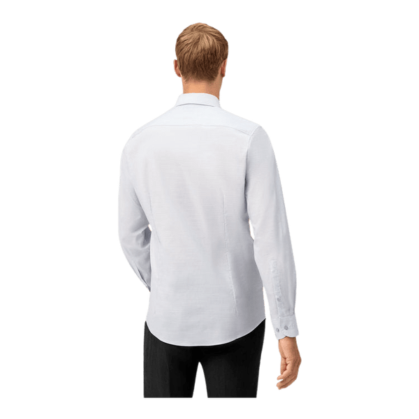 Olymp Linen Look Long Sleeve Formal Shirt