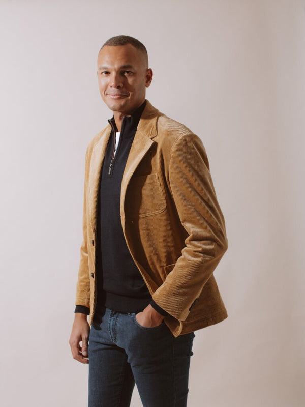 William David Bergholt 3 Button Cord Jacket