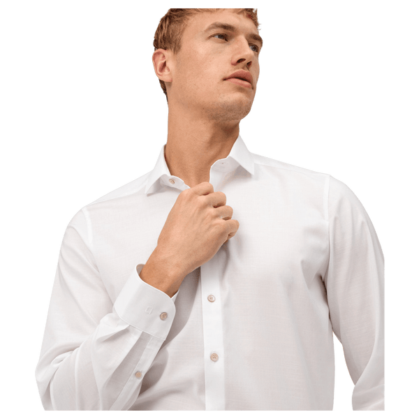 Olymp Linen Look Long Sleeve Formal Shirt for Men