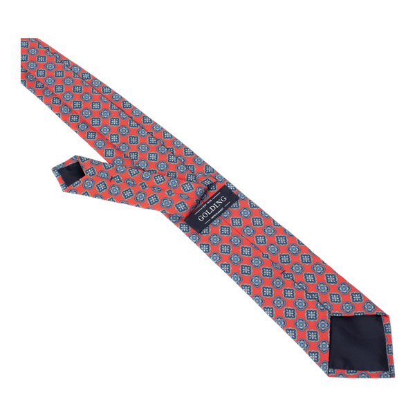 Golding Medallion Flower Print Tie