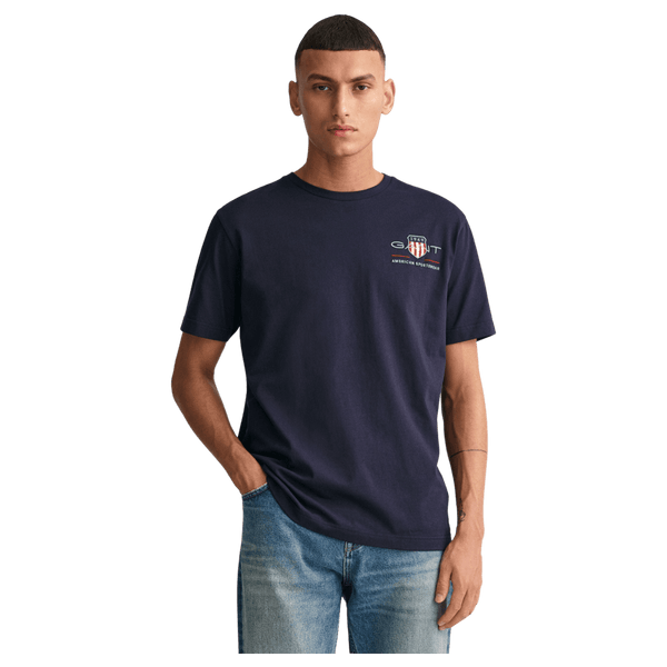 GANT Regular Archive Shield Embroidered Short Sleeve T-Shirt