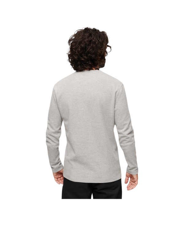 Superdry Waffle Long Sleeve Henley T-Shirt for Men