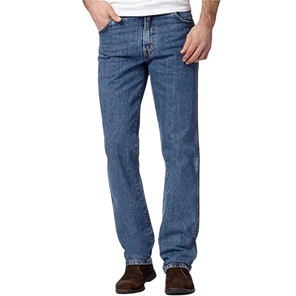 Wrangler Texas Denim Jeans for Men in Vintage Stonewash