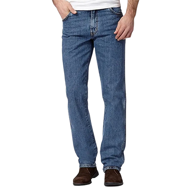 Wrangler Texas Denim Jeans in Vintage Stonewash