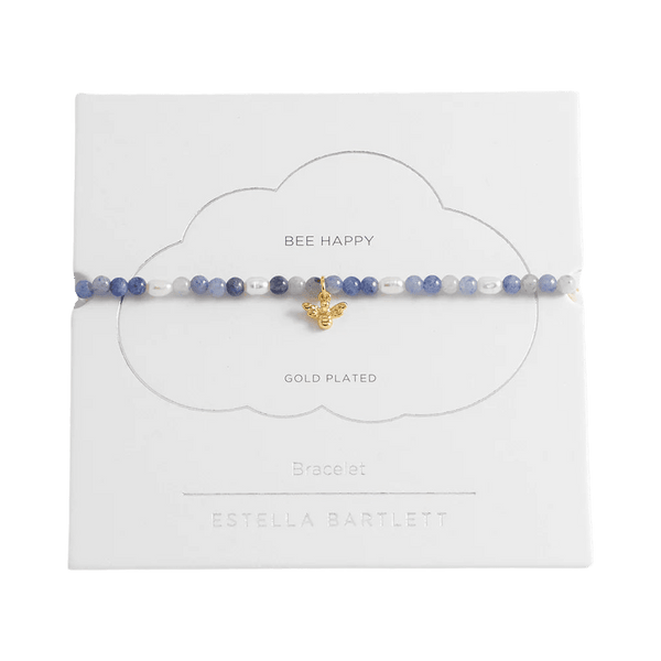 Estella Bartlett Lilac & Pearl Bee Bracelet for Women