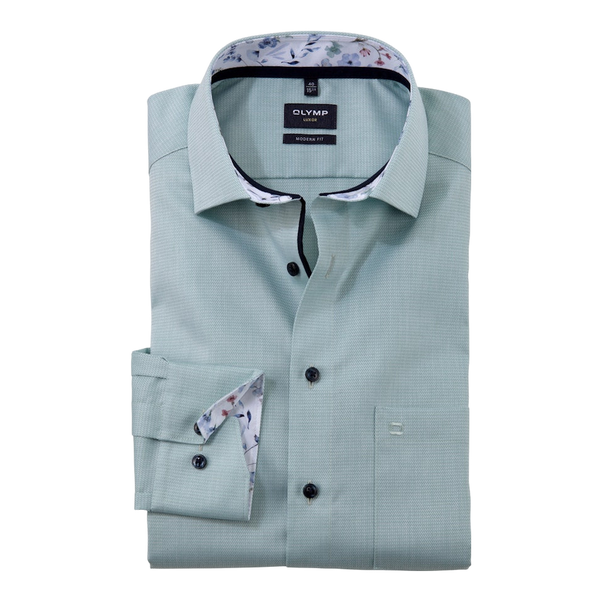 Olymp Long Sleeve Textured Formal Shirt