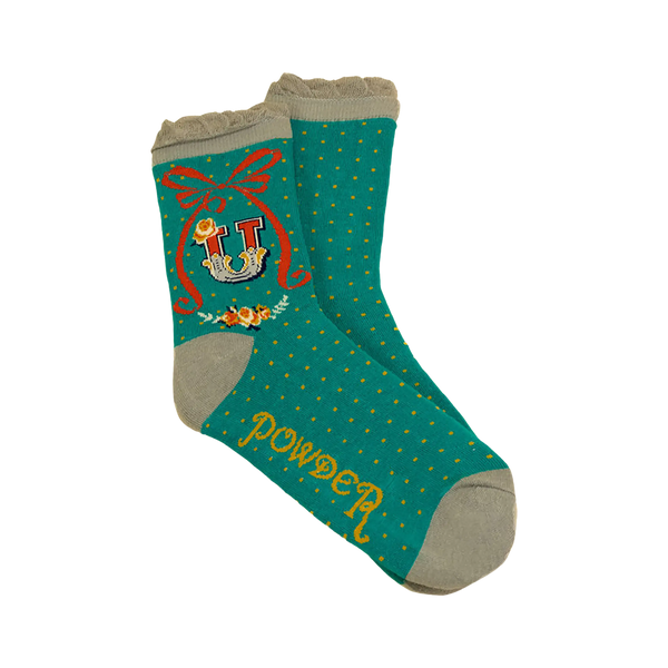 Powder A-Z Ankle Socks for Women