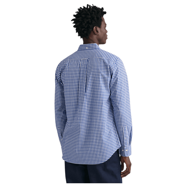 GANT Regular Fit Poplin Gingham Shirt for Men