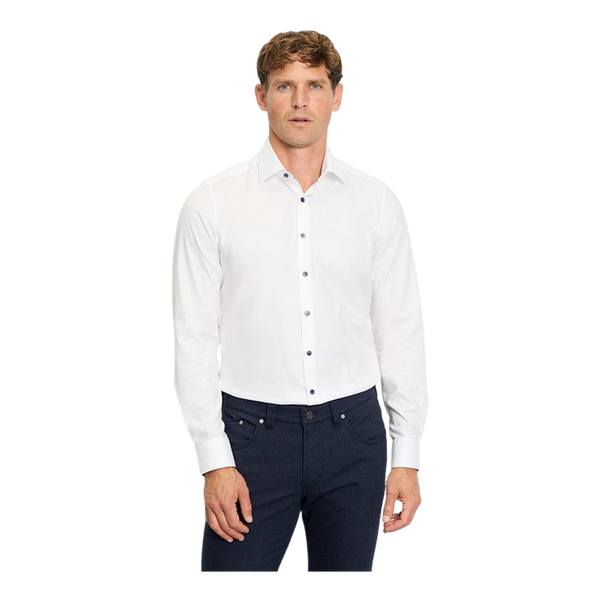 Olymp Level 5 Body Fit Shirt With Trim