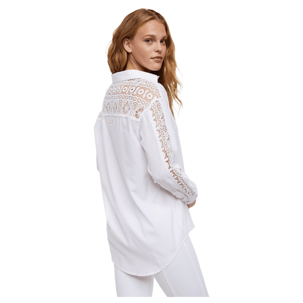 Holland Cooper Oversized Cotton Lace Shirt