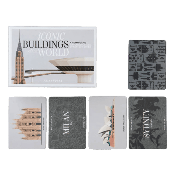 Printworks Iconic Buildings Memo Game