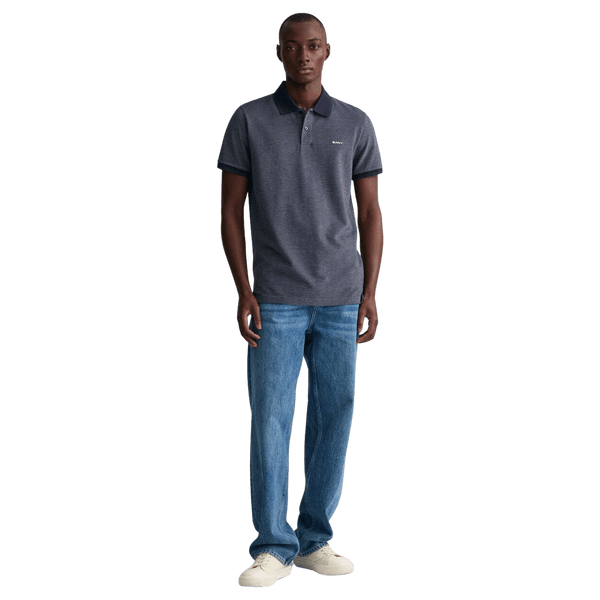 GANT Oxford Short Sleeve Pique Polo Shirt