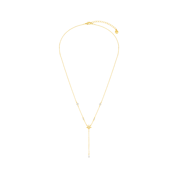 Orelia Jewellery Crystal & Starburst Fine Larist Necklace