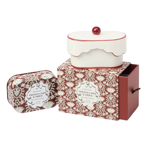 Designworks Ink Cherie 5.5oz/155g Ceramic Dish Candle