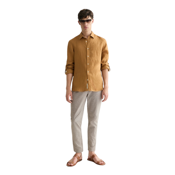 Scotch & Soda Regular Fit Linen Shirt
