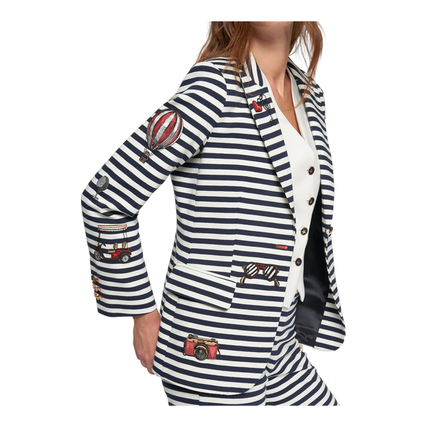 Vilagallo Striped Blazer