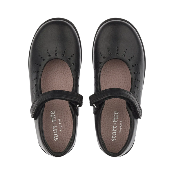 Mary Jane School Shoes for Girls in Black