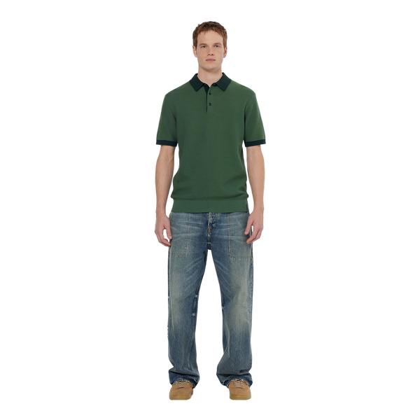 Scotch & Soda Structured Knitted Solid Polo