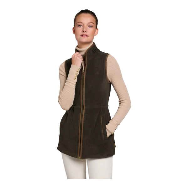 Holland Cooper Country Longline Fleece Gilet