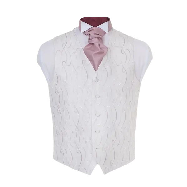 Fancy Waistcoat in Pink Swirl