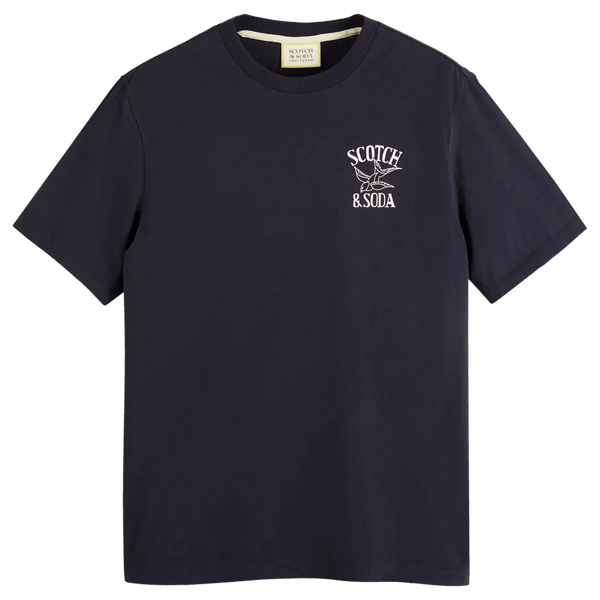 Scotch & Soda Left Chest Artwork T-Shirt for Men
